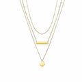 Triple Layer Pendant Necklace